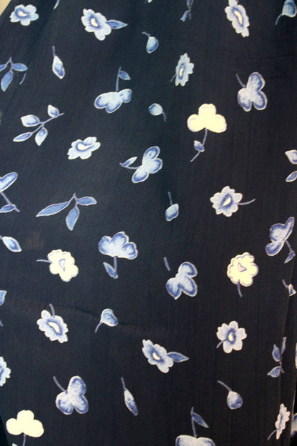 BB Blue Petals Midi Capri Bloomer Shorts