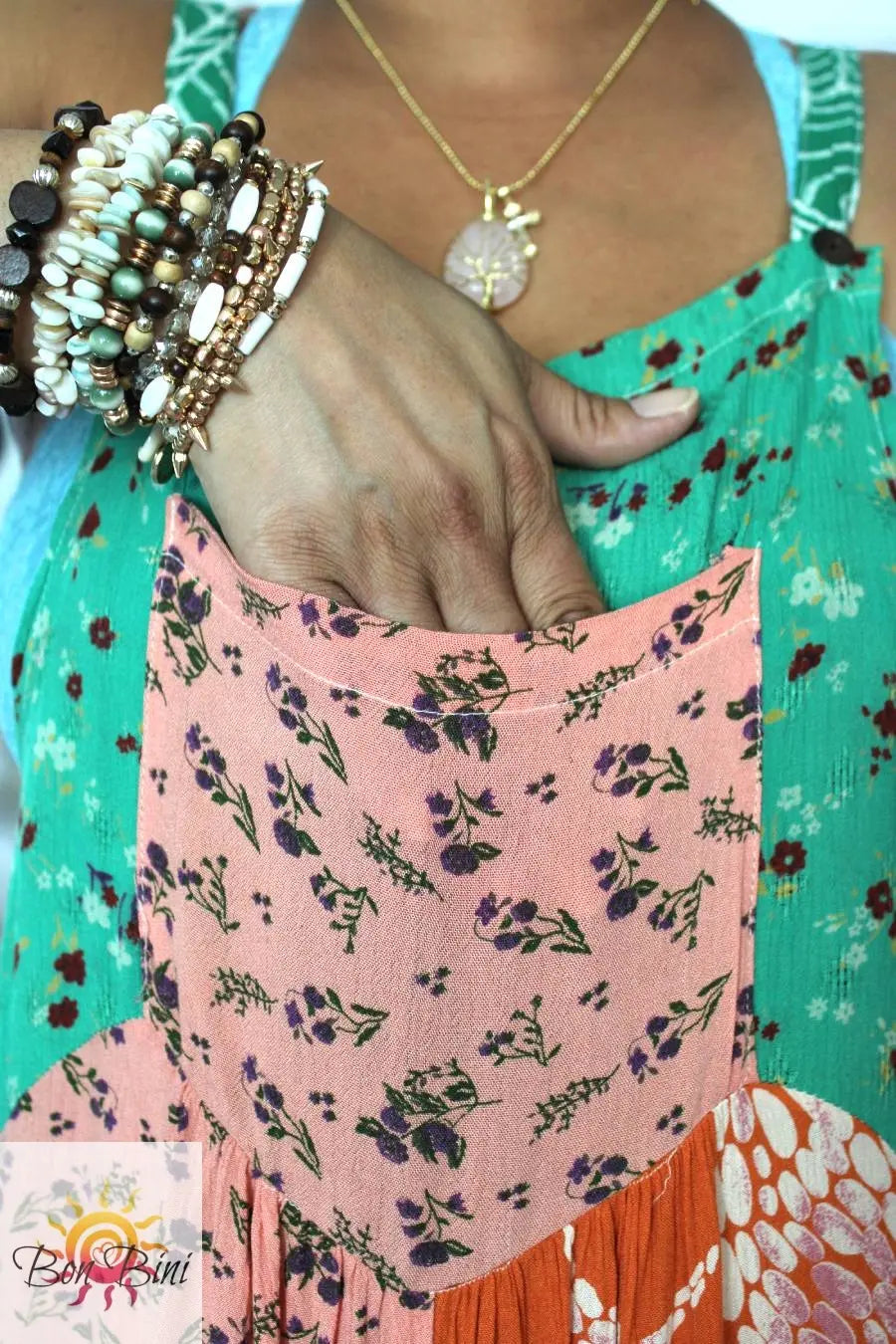 BB Cabana Party Patchwork Overalls