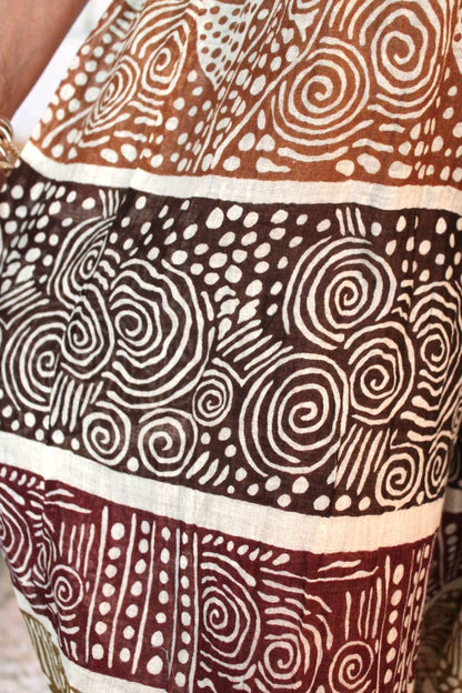 BB Coffee Swirls Midi Capri Bloomer Shorts