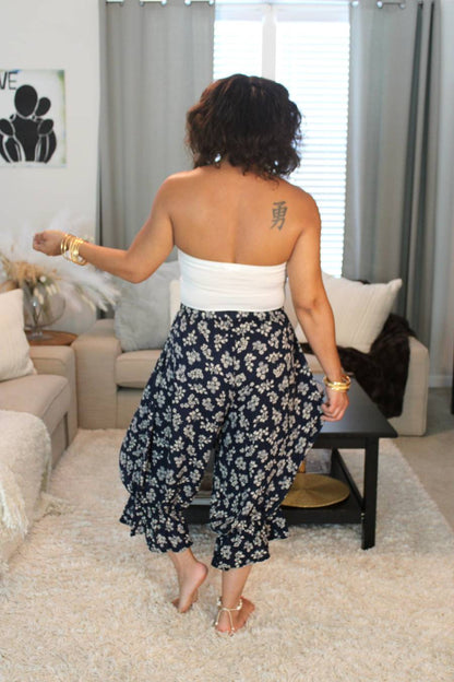 BB Ditsy Blooms Midi Capri Bloomer Shorts