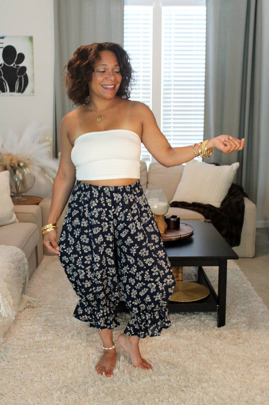 BB Ditsy Blooms Midi Capri Bloomer Shorts