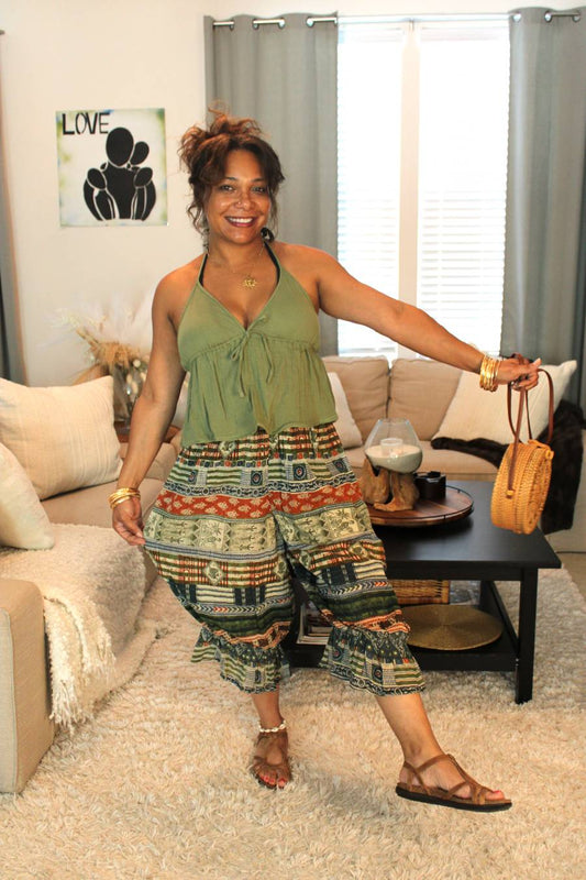 BB Down To Earth Midi Capri Bloomer Shorts
