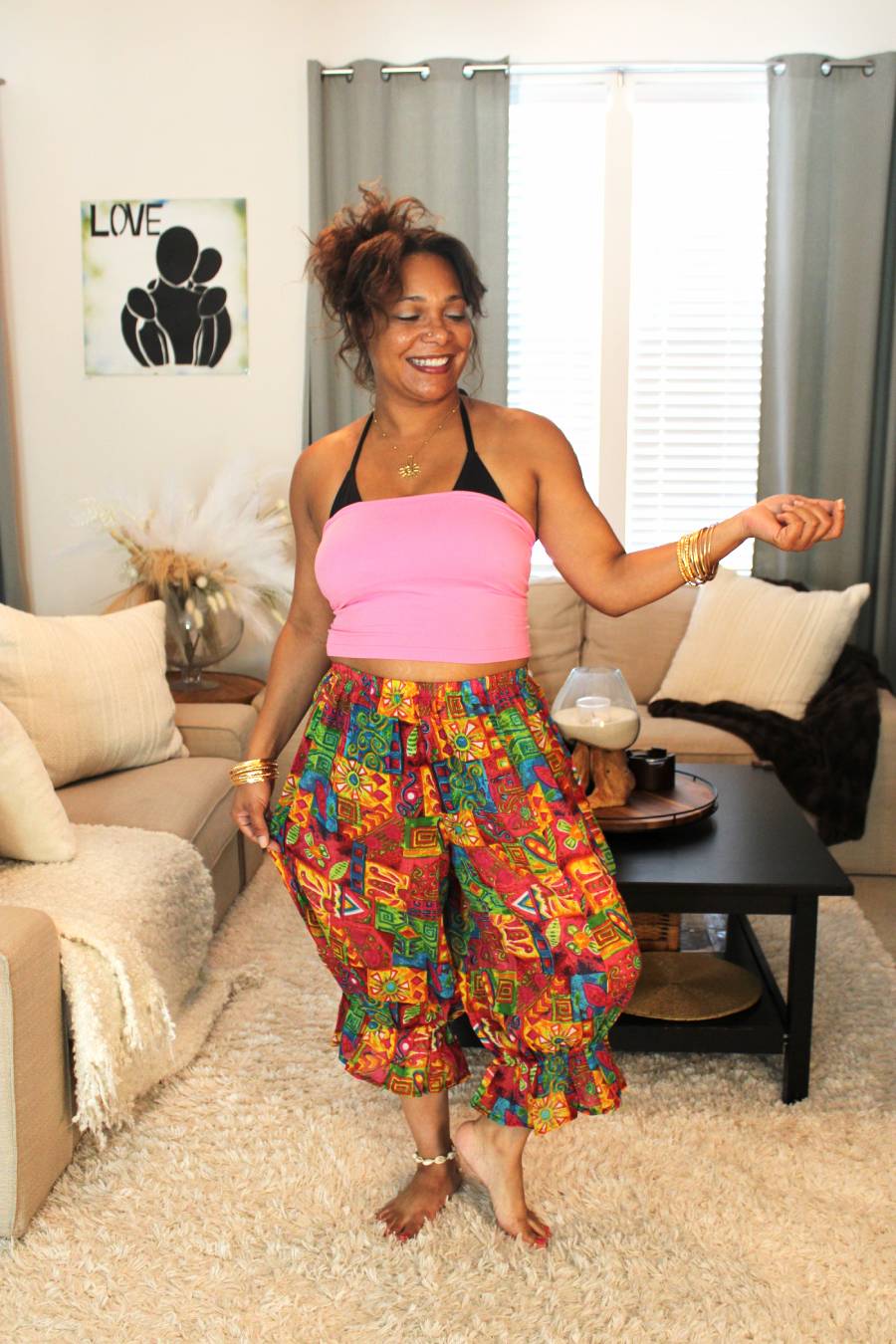 BB Fiesta Sunshine Midi Capri Bloomer Shorts