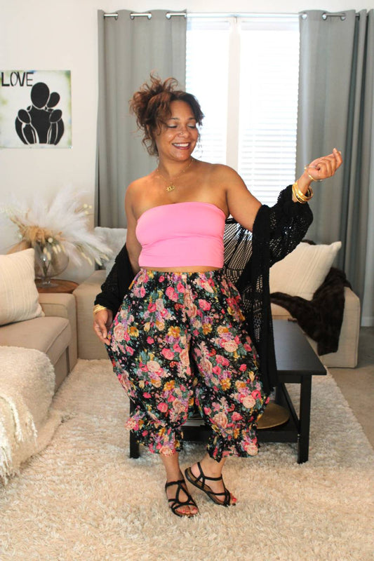 BB Garden Of Romance Midi Capri Bloomer Shorts