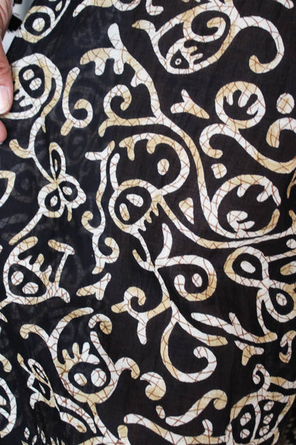 BB Gilded Batik Midi Capri Bloomer Shorts