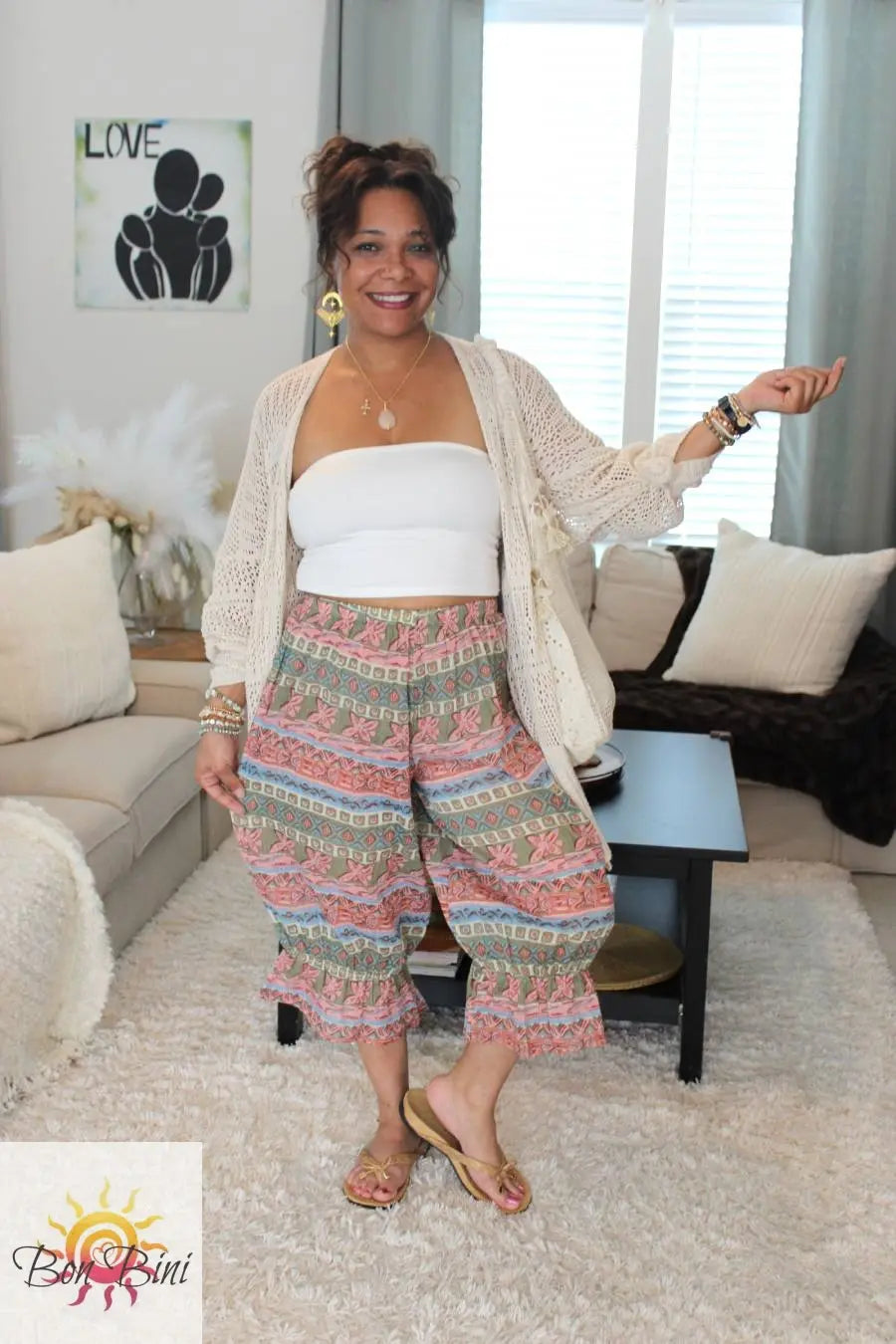 BB Island Temple Midi Capri Bloomer Shorts