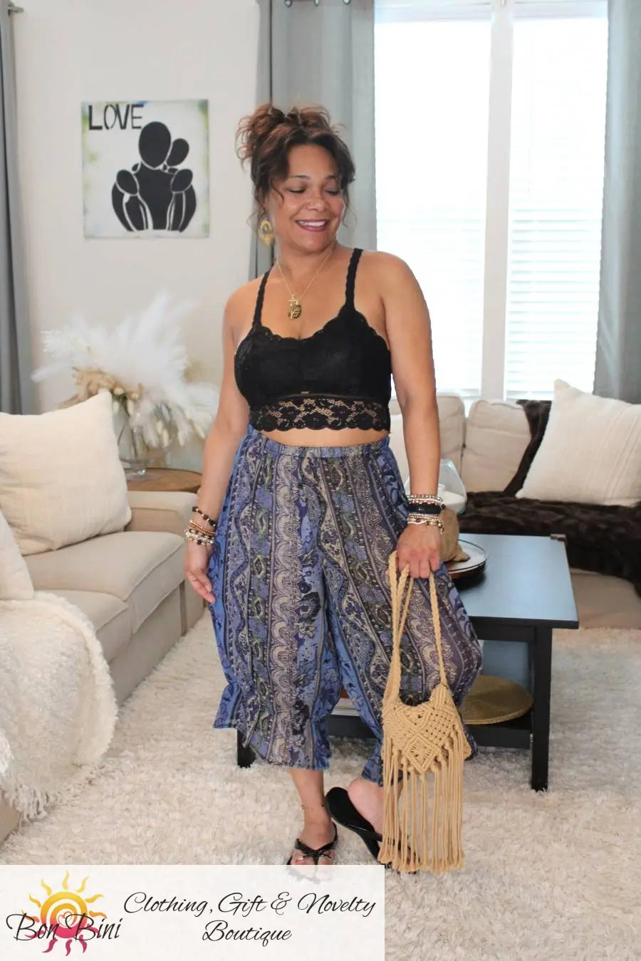 BB Lapis Lazuli Midi Capri Bloomer Shorts