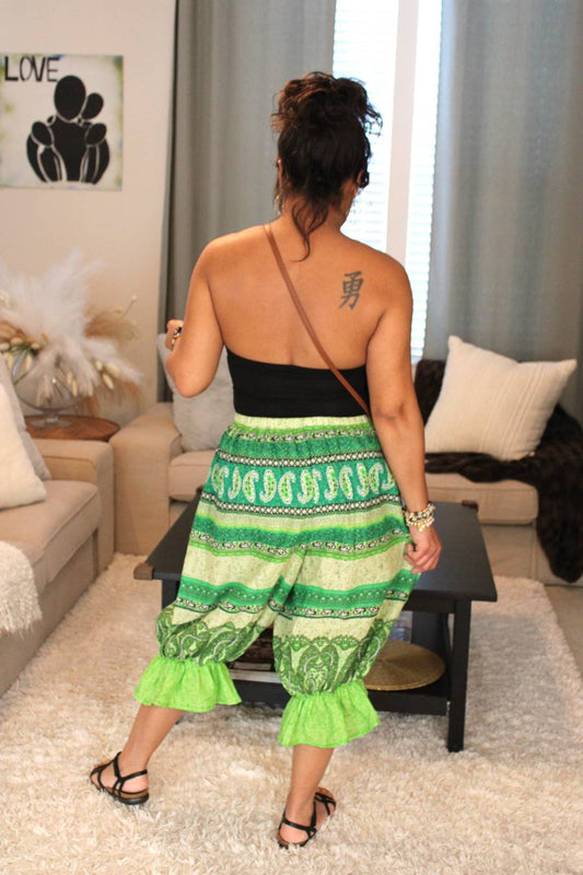 BB Lime Margarita Bloomer Midi Capri Short