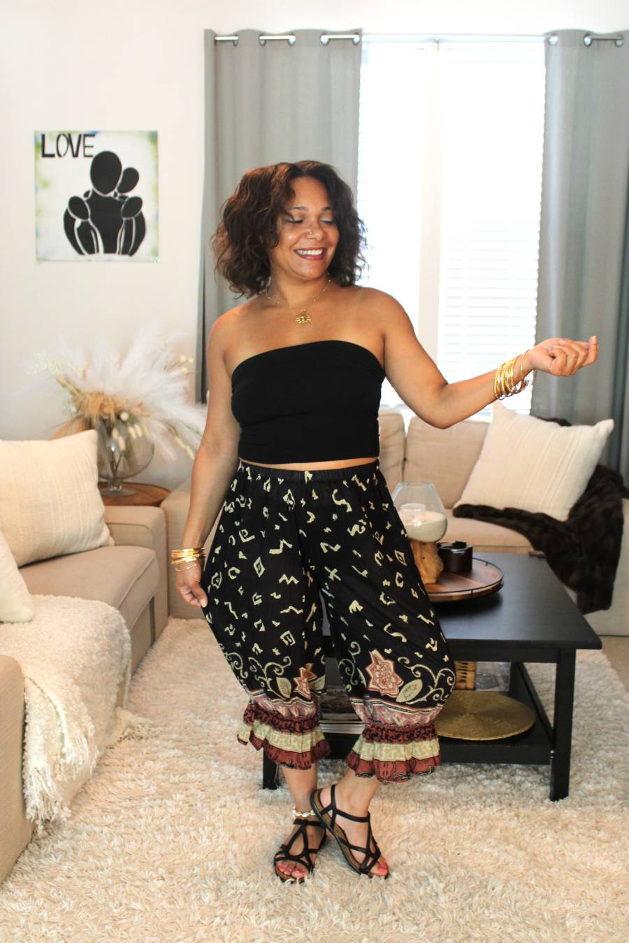 BB Love Tribe Midi Capri Bloomer Shorts