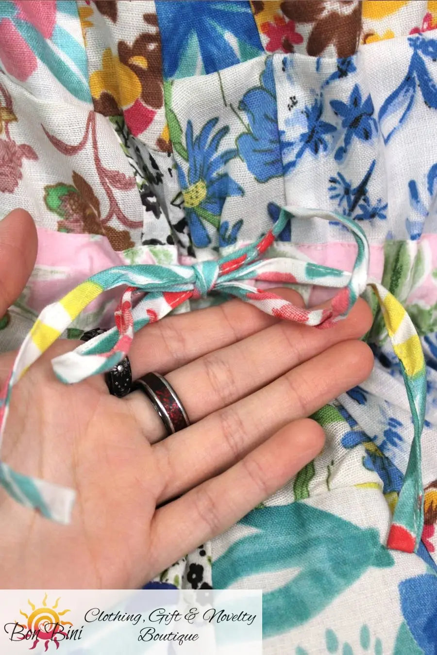 BB Mosaic Island Art Boho Patchwork Overalls