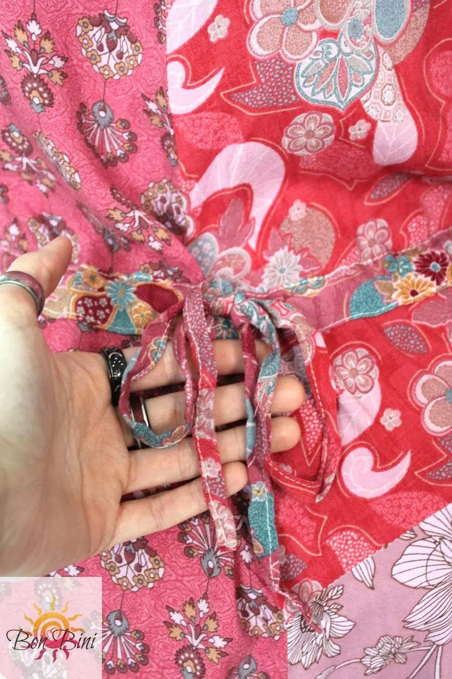 BB Mauve Lava Bliss Patchwork Overalls