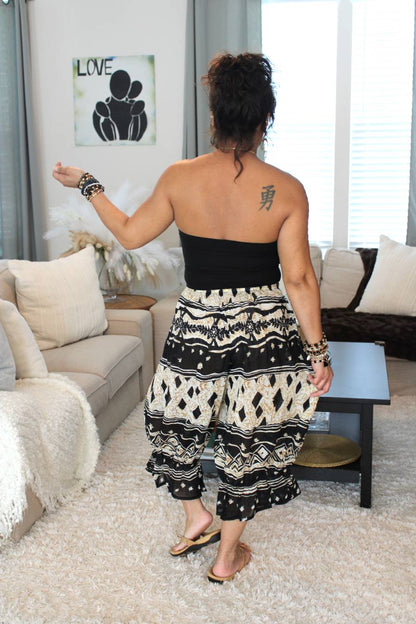 BB Mystique Batik Midi Capri Bloomer Shorts