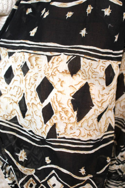 BB Mystique Batik Midi Capri Bloomer Shorts