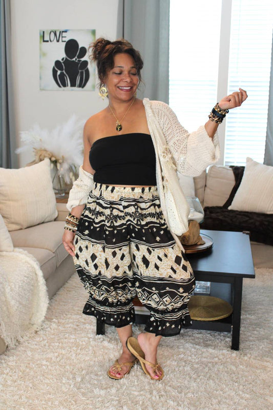 BB Mystique Batik Midi Capri Bloomer Shorts