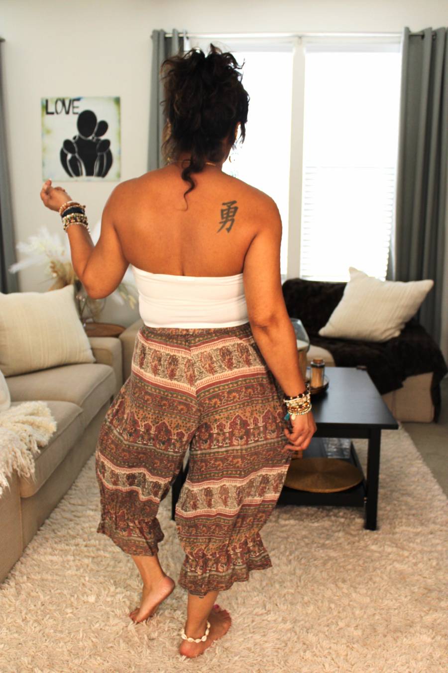 BB Royal Procession Batik Midi Capri Patchwork Bloomers