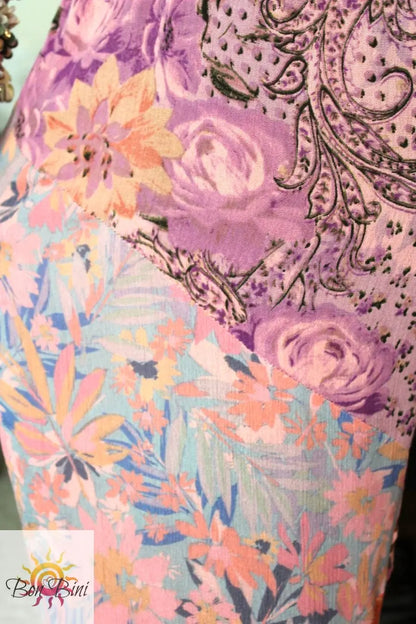 BB Secret Garden Boho Patchwork Overalls