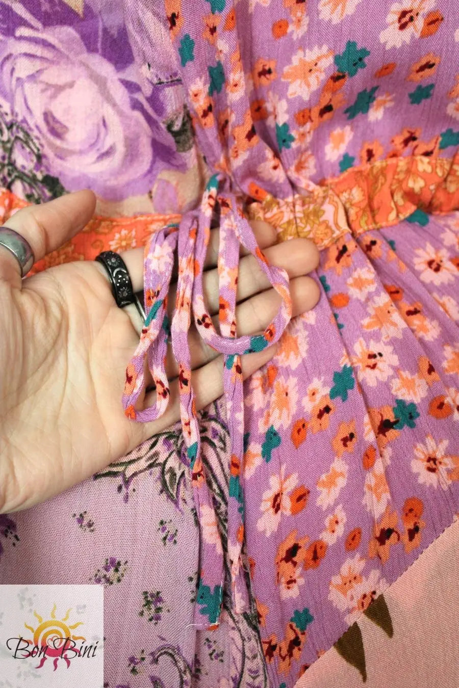 BB Secret Garden Boho Patchwork Overalls