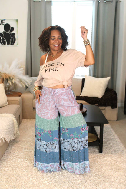 BB Serene Sage Meadows Palazzo Pants