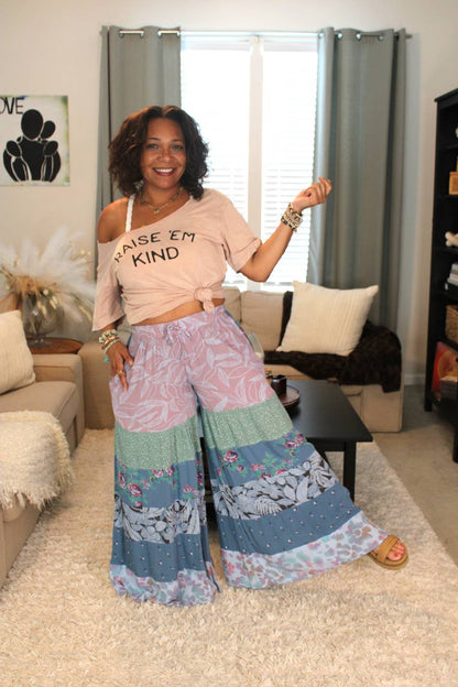 BB Serene Sage Meadows Palazzo Pants