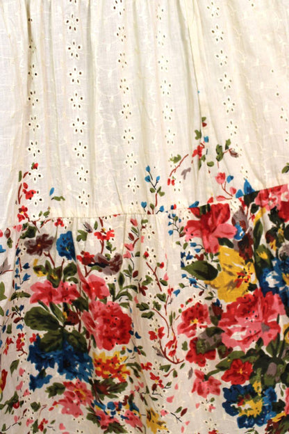 BB Through The Ivory Garden Floral Maxi Dress