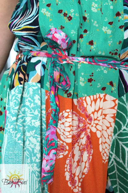 BB Tropically Me Patchwork Romper