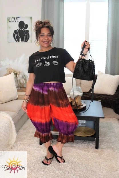 BB Volcanic Nebula Midi Capri Bloomer Shorts
