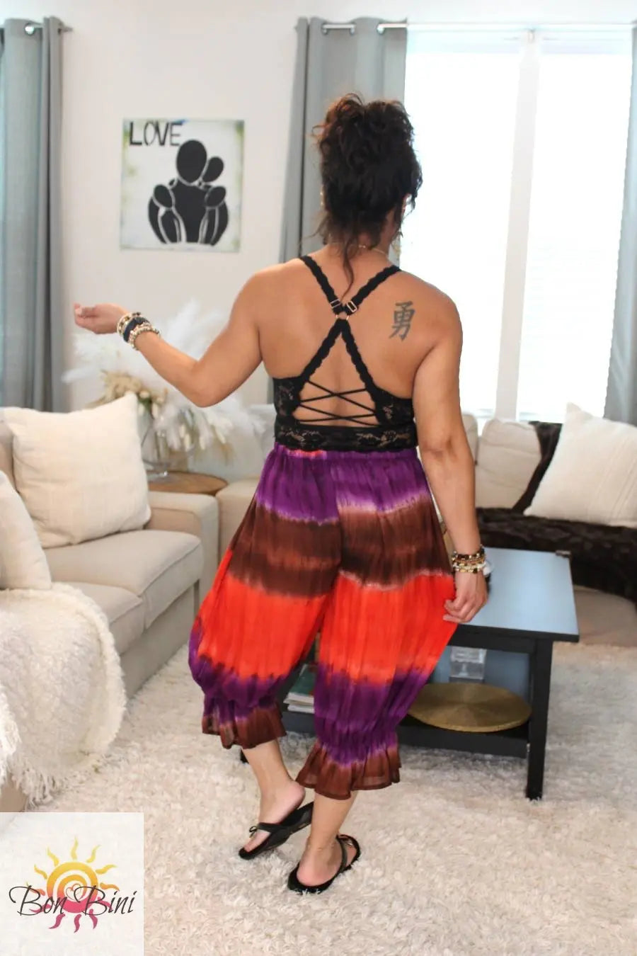 BB Volcanic Nebula Midi Capri Bloomer Shorts