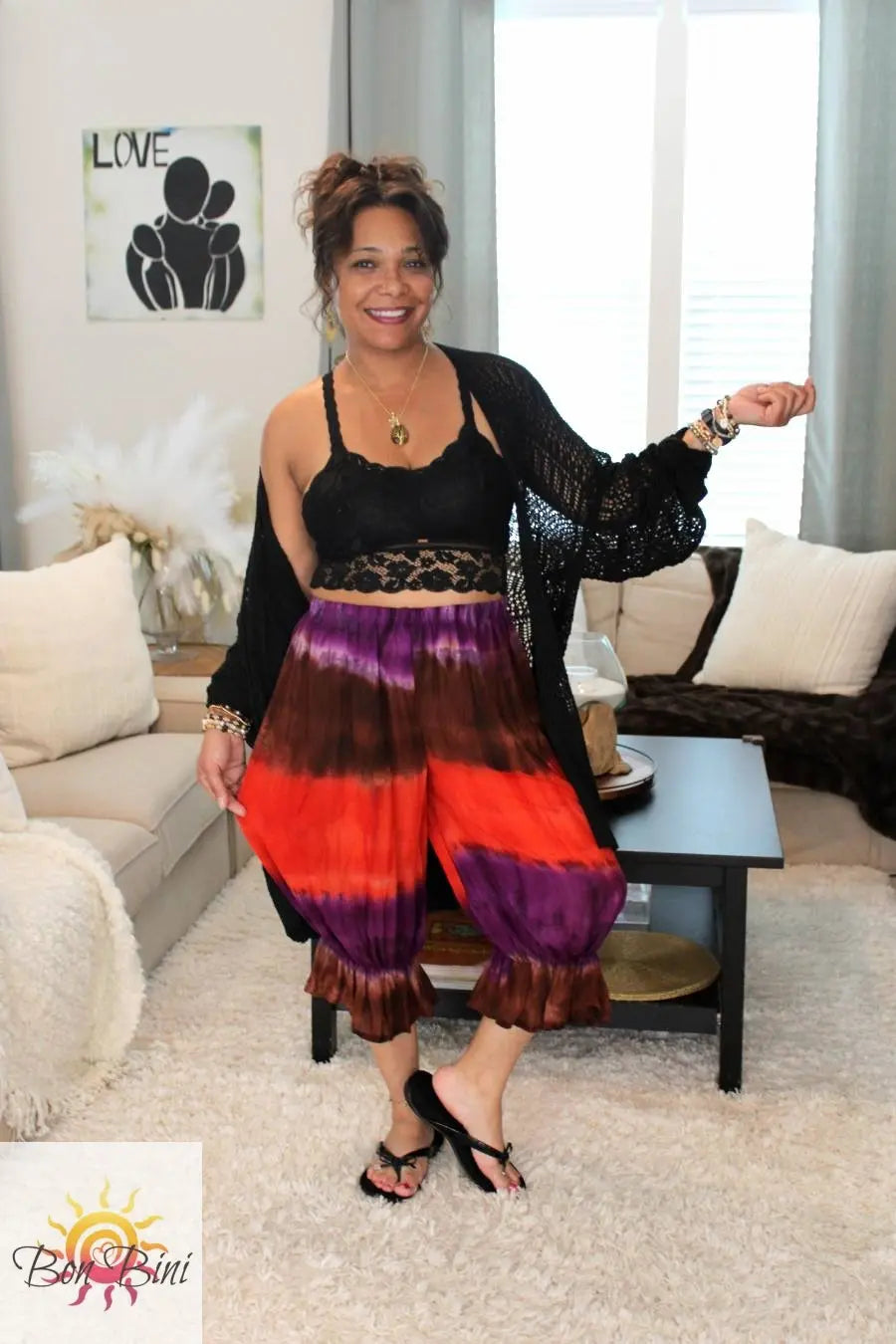 BB Volcanic Nebula Midi Capri Bloomer Shorts
