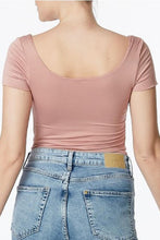 Load image into Gallery viewer, Bamboo Double Layer Short Sleeve Top
