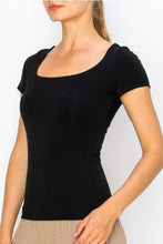 Load image into Gallery viewer, Bamboo Double Layer Short Sleeve Top
