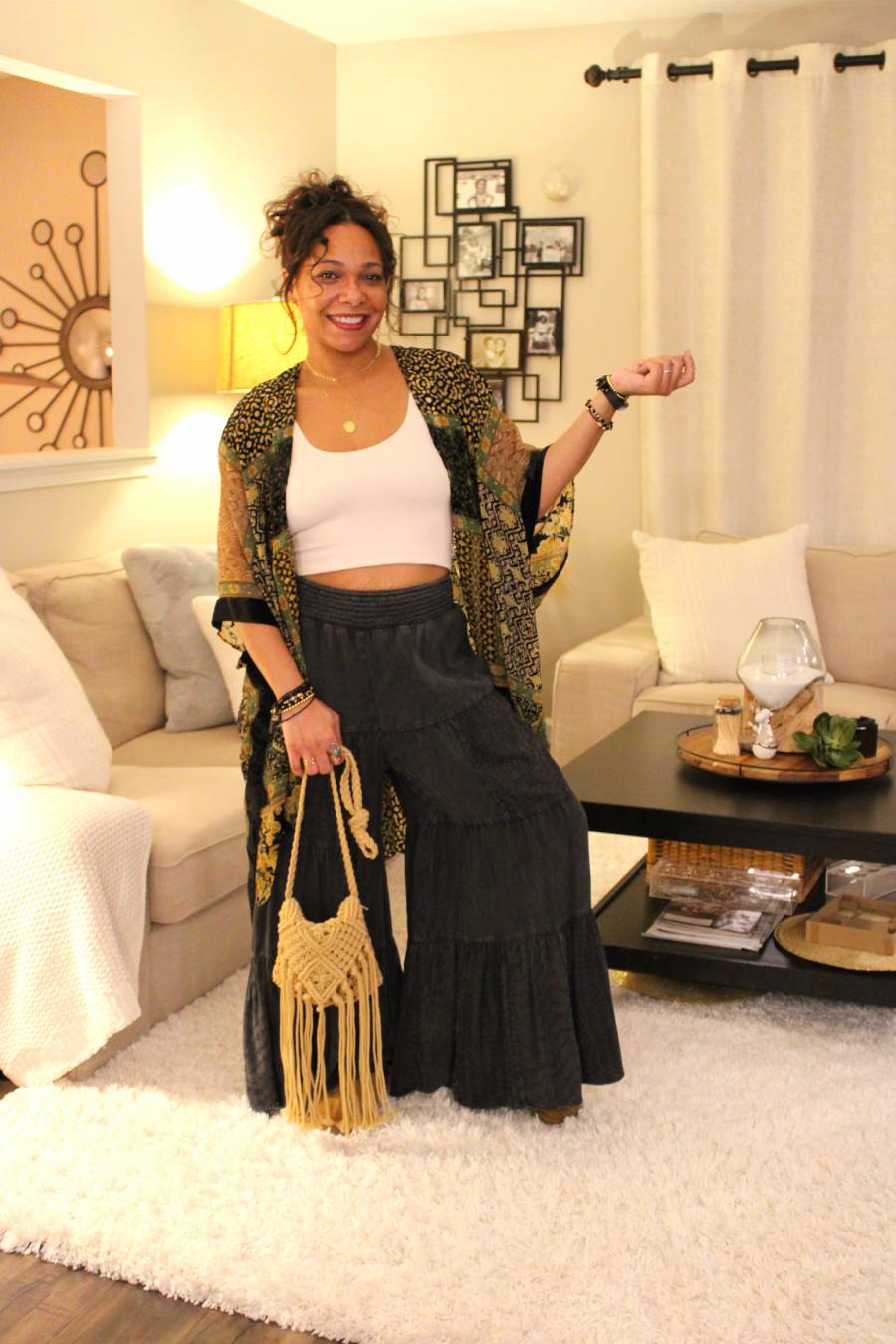 Bohemian Burnout Velvet Kimono