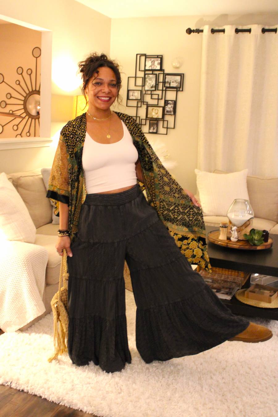 Bohemian Burnout Velvet Kimono