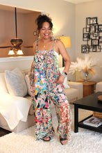 Load image into Gallery viewer, Tropical Symphony Patchwork Romper
