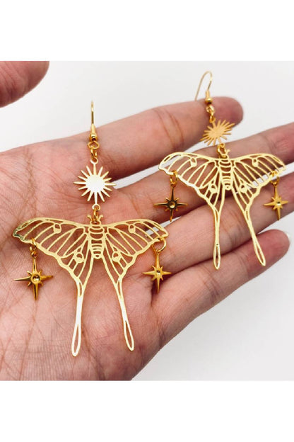 Bohemian Star Butterfly Earrings