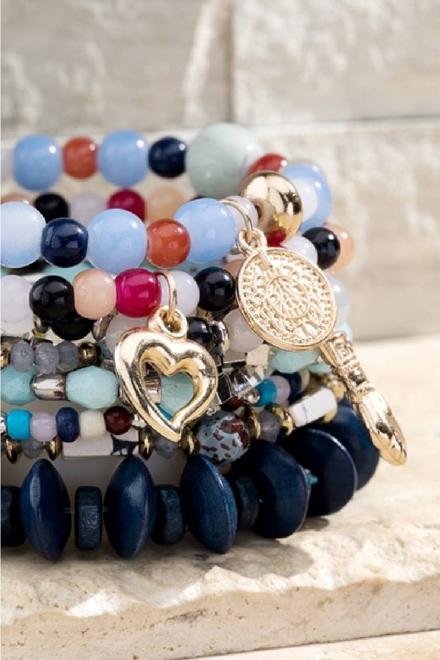 Bohemian Spirit Of The Sky Stack Bracelets