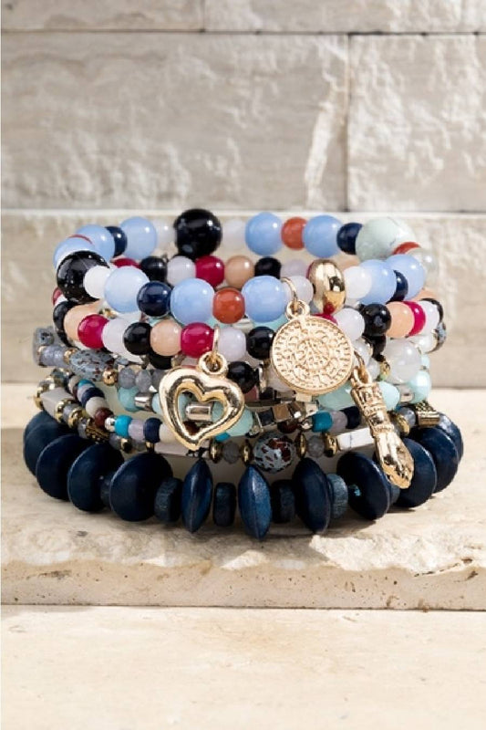Bohemian Spirit Of The Sky Stack Bracelets