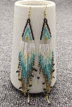 Load image into Gallery viewer, Boho Seed Beads Fringe Earrings
