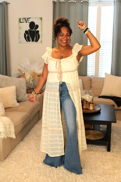 Boho Ballerina Flare Duster