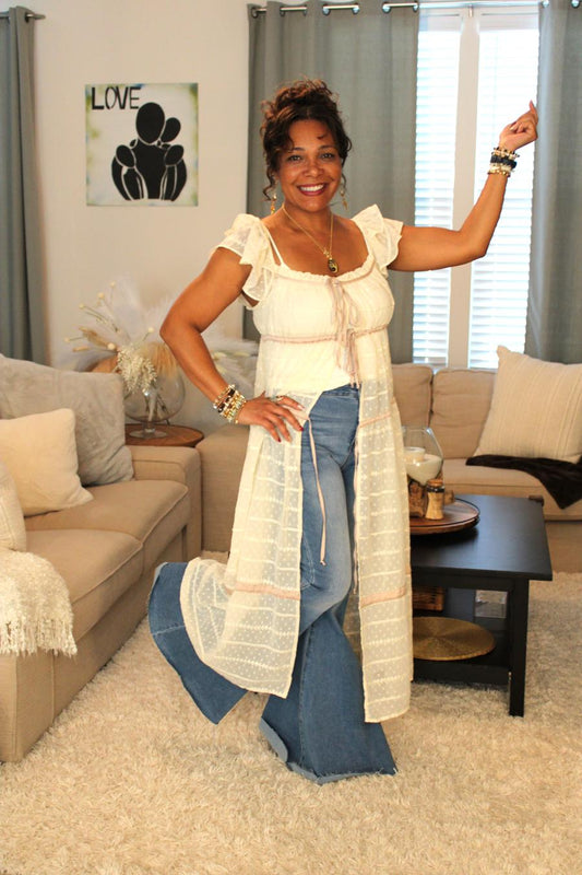 Boho Ballerina Flare Duster