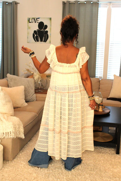Boho Ballerina Flare Duster