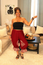 Load image into Gallery viewer, BB Burgundy Dreams Bloomer Midi Capri Short
