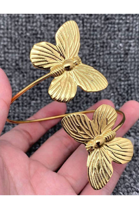 Butterfly Effect Gold Cuff