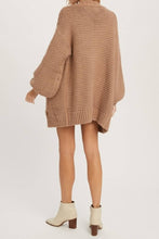 Load image into Gallery viewer, Cable Lantern Sleeve Cardigan

