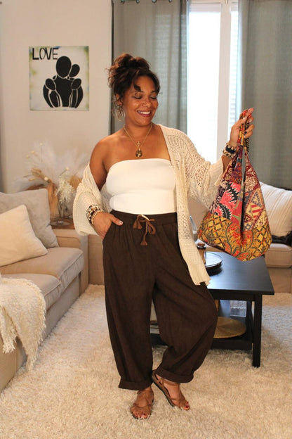 Casual Fit Corduroy Pants