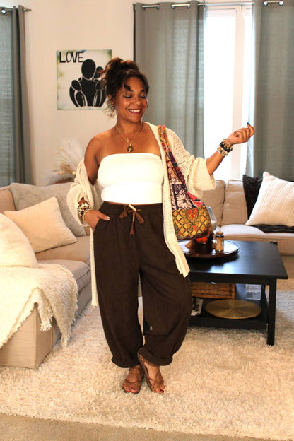 Casual Fit Corduroy Pants