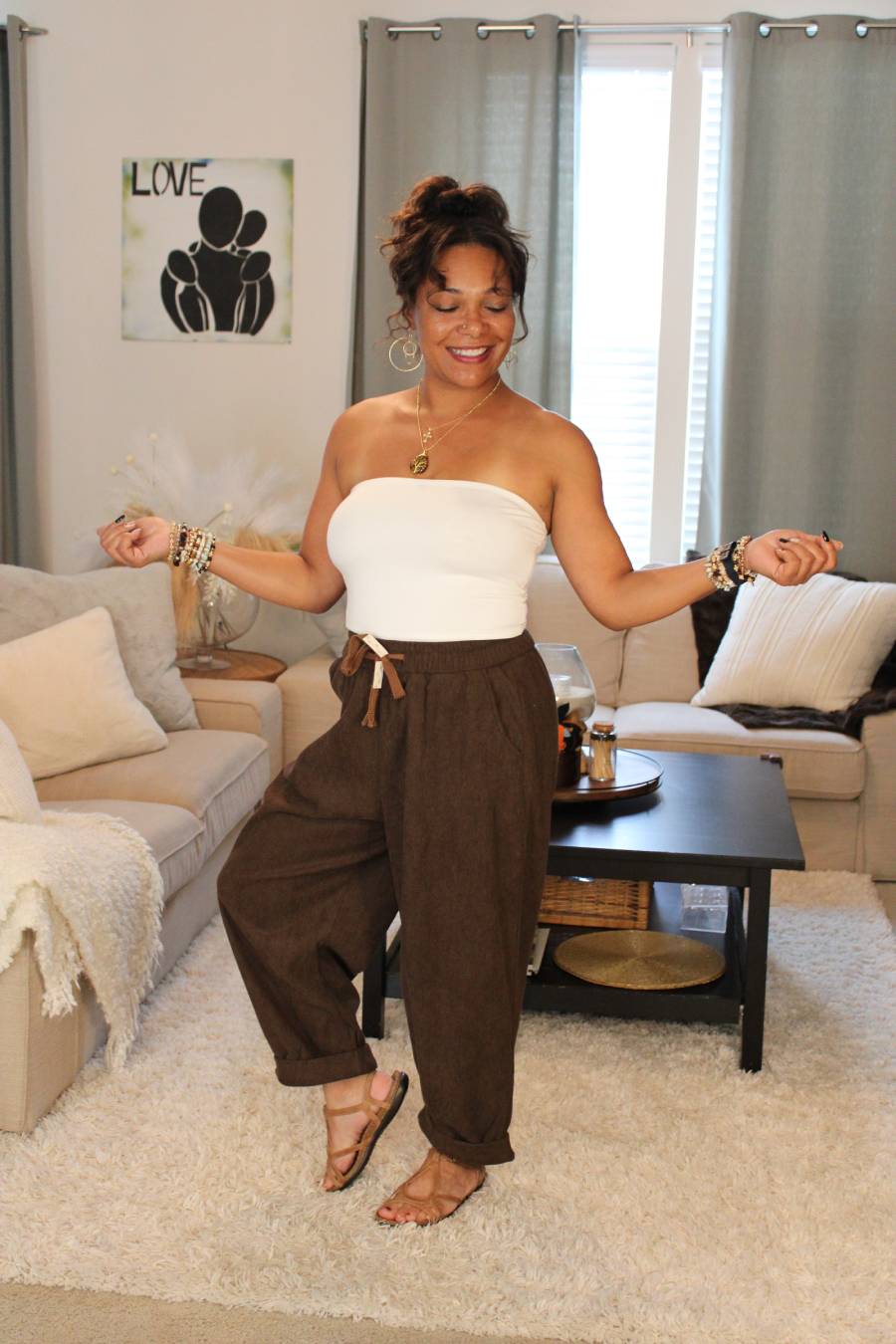 Casual Fit Corduroy Pants