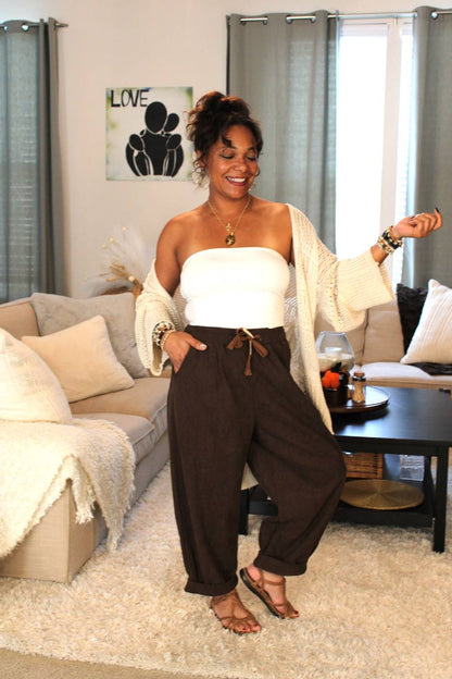 Casual Fit Corduroy Pants