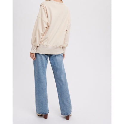 Je T'aime Side Slit Sweatshirt
