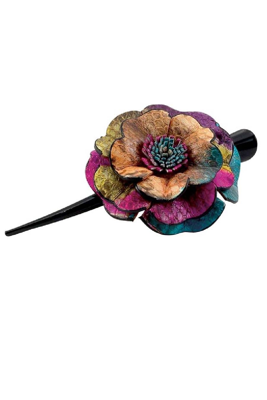 Color Of Life Snakeskin Hair Clip