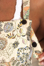 Load image into Gallery viewer, Dreamy Cream Floral Overalls
